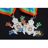 Buy cheap 5k 10k Marathon Custom Metal Award Medals For Frog Logo Sports Running from wholesalers