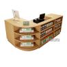 Buy cheap OEM Wooden Checkout Counter , Powder Coating Grocery Store Register Counters from wholesalers
