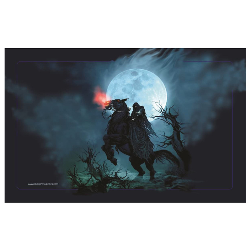 Minglu CMP-012 OEM Rubber material Playmat Inked Gaming TCG Game Mat for Cards