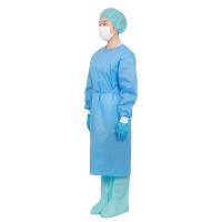 Buy cheap S-5XL Plus Size Disposable Isolation Gowns In Stock EN14126 standard product