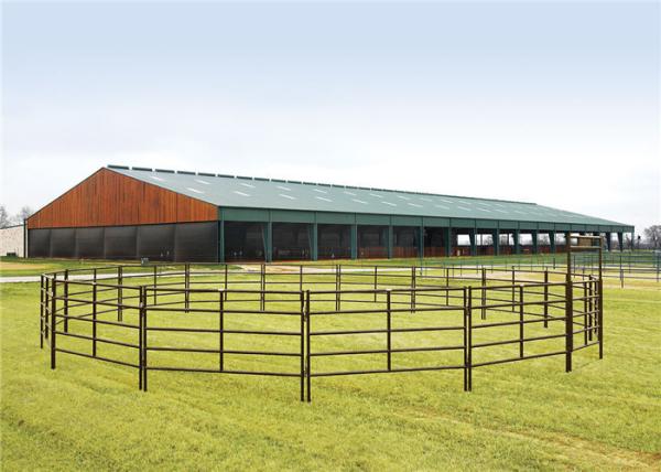 Buy cheap Welded Side Iron Steel 10 Ft Metal Farm Gate PVC Coated from wholesalers