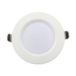 Round Aluminum Plastic Trimless Fire Rated Led Downlight OEM 4000K