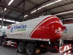 Mobile Howo Propane Tank Truck / LPG Delivery Truck 8x4 36000 Liters ZZ1317N4667