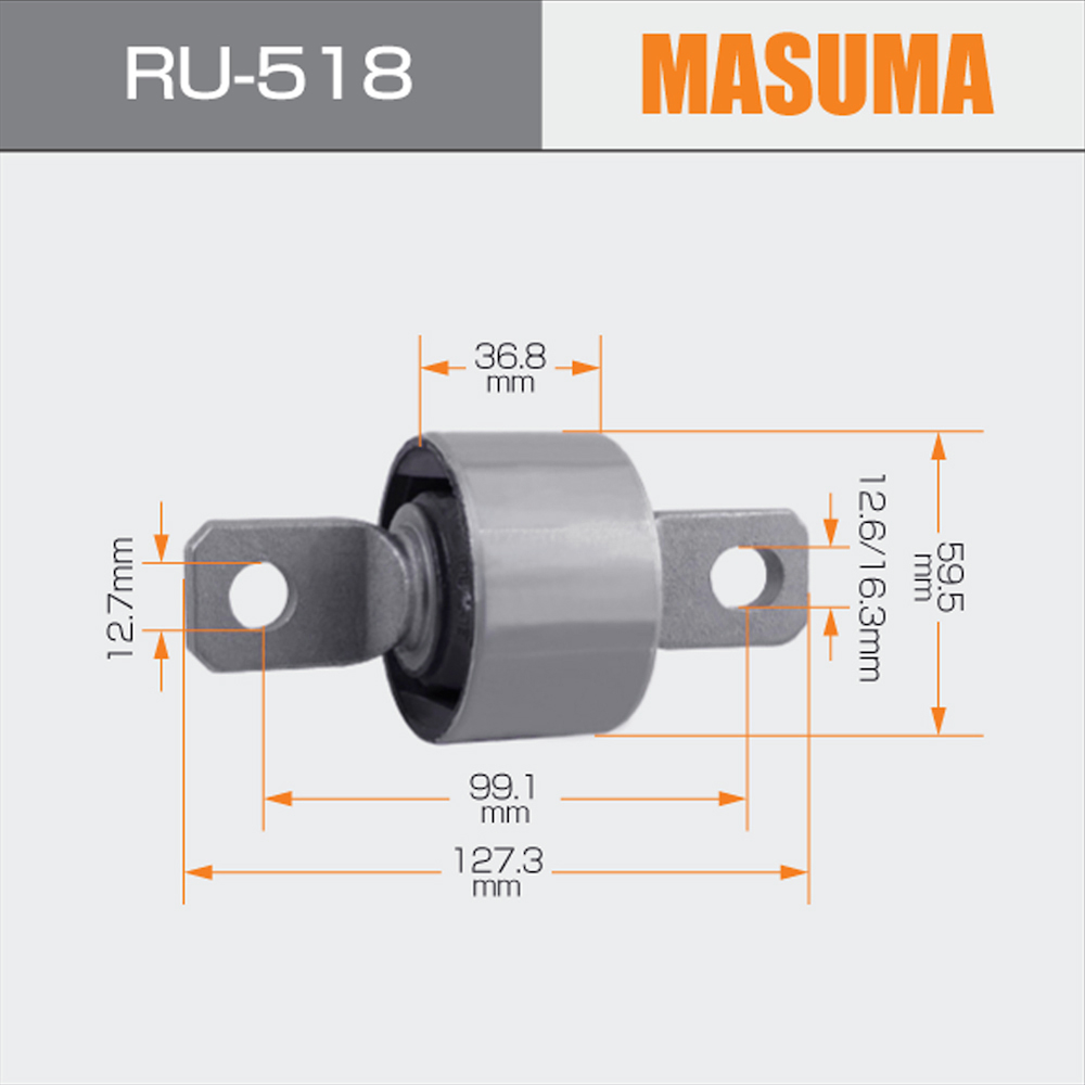 Advanced Technology RU-518 MASUMA UBS55FWR Excavator Mountings for LEXUS CT200H ZWA10