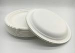 Eco Friendly Disposable Sugarcane Bagasse 7 inch Food Dinnerware Round Cake