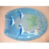 Buy cheap polyresin toilet seat cover,MDF ,color toilet,PP toilet seat,sea star,shell transparent, from wholesalers