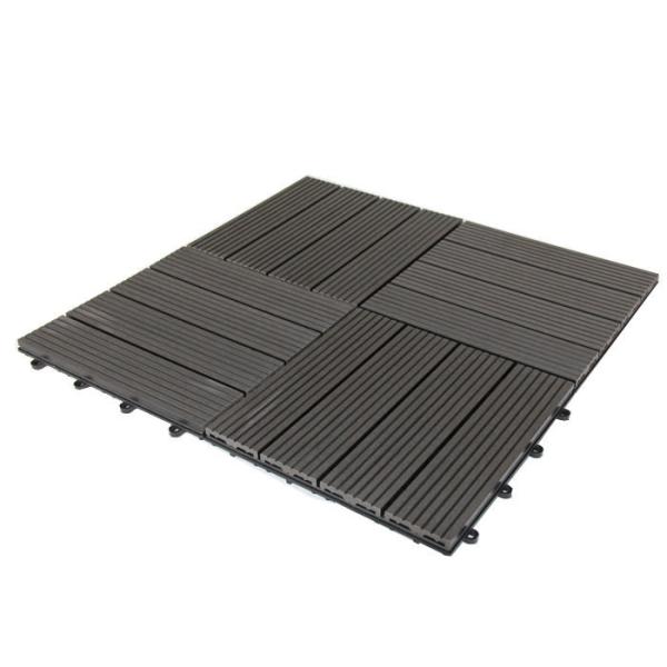 Buy cheap Diy Floor Wpc Outdoor Patio Tiles Decking Wood Plastic Composite Deck Tile from wholesalers