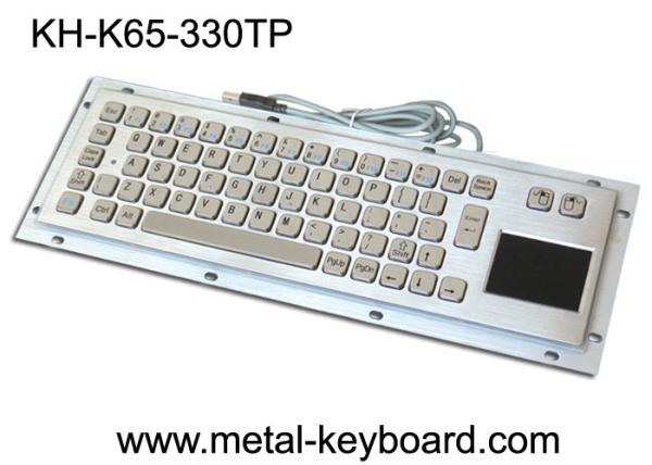 Buy cheap Rear Panel Mounting Industrial Computer Keyboard with 65 Keys and Touchpad from wholesalers