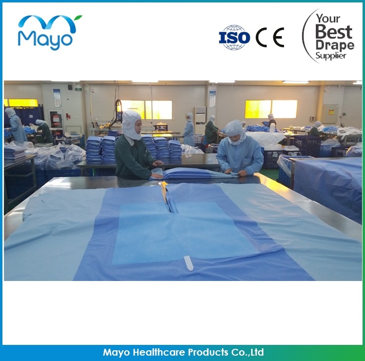 Protect Plus Surgical Laparoscopy Drape Set With Collection Pouch