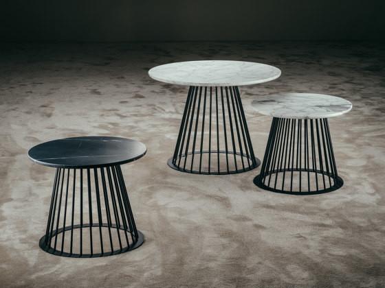 Buy cheap Round Custom Made Furniture Marble Coffee Table With Stainless Steel Base from wholesalers