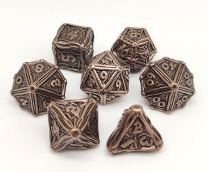 Wholesale Sturdy Polyhedral Metal RPG Dice Neat Sharp Edges Exquisite Gift Box Packaging from china suppliers