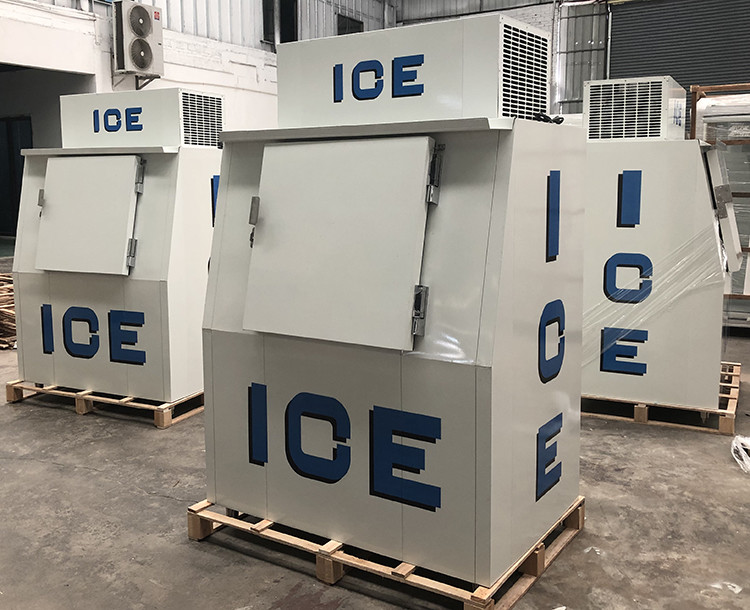 Upright Solid Door R404A Ice Storage Freezer CFC Free