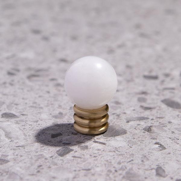 Buy cheap Amertop Brass Cabinet Pull Handles Gold Round Door Knobs Solid Brass from wholesalers