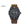 Buy cheap Custom Logo Men's Quartz Watch Water Proof Wristwatch Leather Band M533 from wholesalers