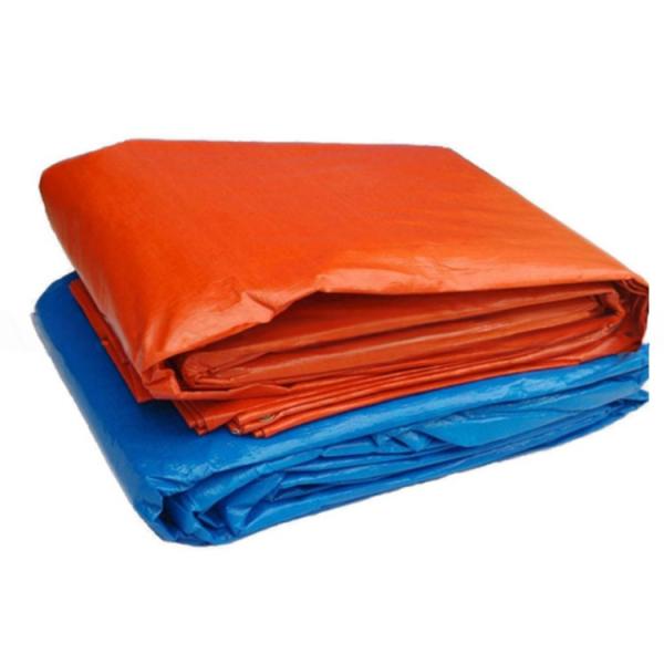 Buy cheap Many Colors Customized Double Waterproof Orange PE Tarpaulin Plastic Sheet for Africa from wholesalers