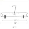 Buy cheap 1cm Thick Plastic Hangers , Clips White Plastic Pant Hangers from wholesalers