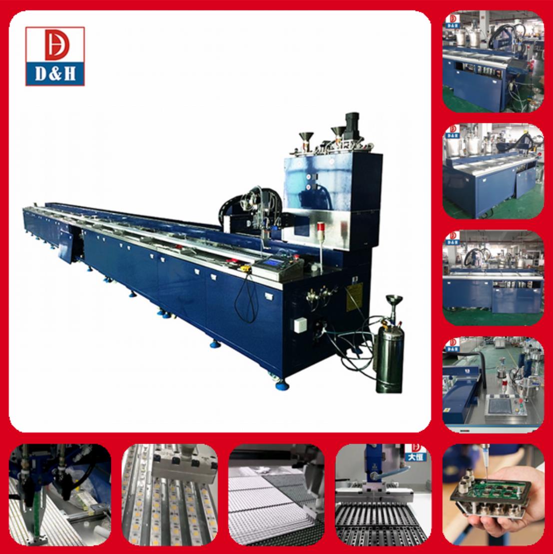 High Precision Industrial Adhesive Applicators Gluing Machine with Speed 0.5-12g