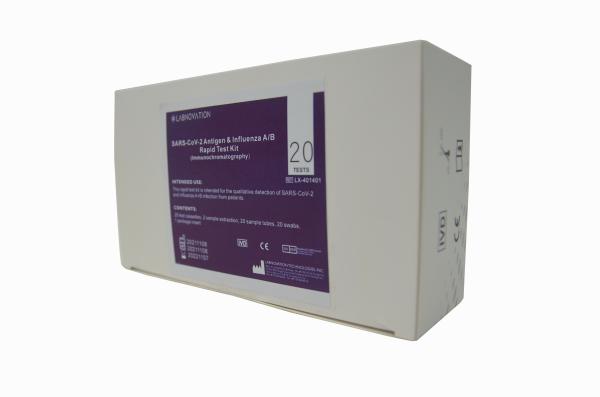 Buy cheap Labnovation Fast Antigen Influenza AB Test Kit 20 Test Cassettes from wholesalers