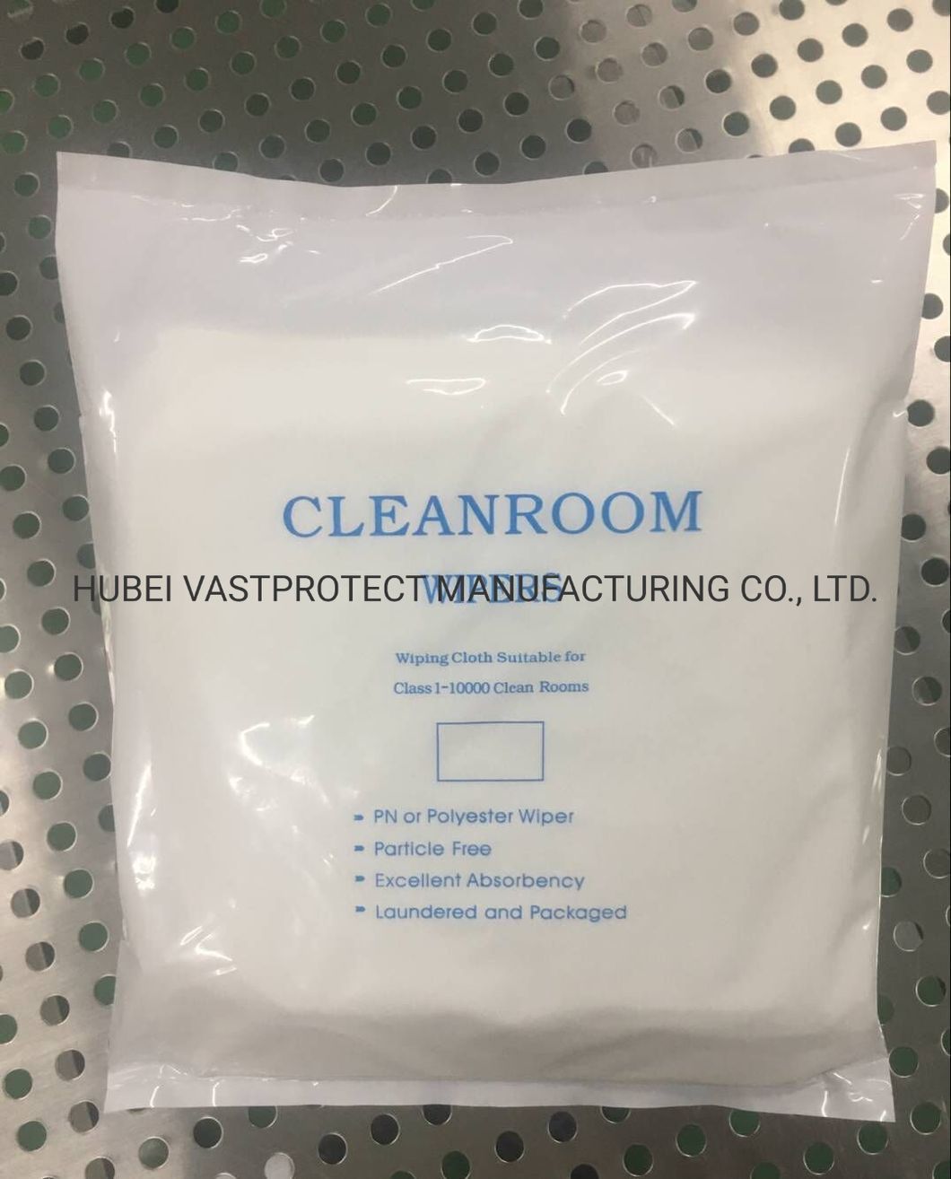 Anti-Static Lint Free 100% Polyester Microfiber Cleanroom Wipers for Industrial Use