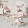Buy cheap CJ-27,3 in 1+PP+Storage basket,pink/grey/blue/golden,four of colour,60*75*97cm,Reliable and safe baby high chair from wholesalers