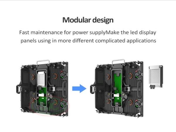 High Brightness SMD2121 Fine Pitch LED Display Die Cast Aluminum Cabinet CE/ROHS