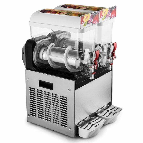 Buy cheap Double Tank Frozen Drink Ice Slush Machine / Frozen Ice Maker For Supermarket from wholesalers