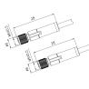 Buy cheap A Coding M5 Waterproof Power Connector 3pin Straight Male Aviation Round Circular Cable from wholesalers