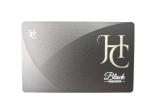 Frosted 0.5mm SS Metal Membership Card Debossed Logo