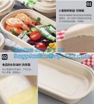 Biodegradable Microwave Bamboo Sugarcane Bagasse Food Container,Eco friendly