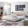 Buy cheap King Size Upholstered Bed Frame Linen Fabric Comfortable Modern Style from wholesalers