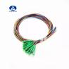 Buy cheap Single Mode Optical Fiber Pigtail , 12 Fibers 9125 LC APC Pigtail from wholesalers