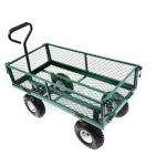 Portable Steel 4 Wheel Beach Wagon Easy to Maneuver Stable Operation