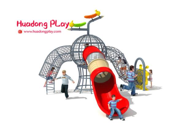 Buy cheap Small Elephant Outdoor Climbing Play Equipment For Children'S Play Area With Plastic Slide from wholesalers