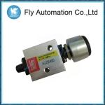 Buy cheap Push Button Pneumatic Manual Valve 1/8 Inch 3/2 Way Manually Mechanical Valve from wholesalers