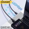 Buy cheap Nylon TPE Material A-C USB A To C Cable 100W ESSAGER ES-X46 Series from wholesalers
