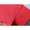 Buy cheap Industrial Fiberglass Fire Blanket 14oz 39" Red Acrylic Coated Fiberglass Fabric from wholesalers