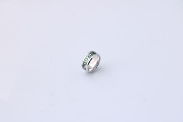 Buy cheap European and American Micro Glazed Great Wall Pattern Personalized Titanium Steel Ring for Men and Women from wholesalers
