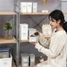 Buy cheap 1L 2L 3L PP Desktop Storage Bins Sustainable Plastic Storage Organizer from wholesalers