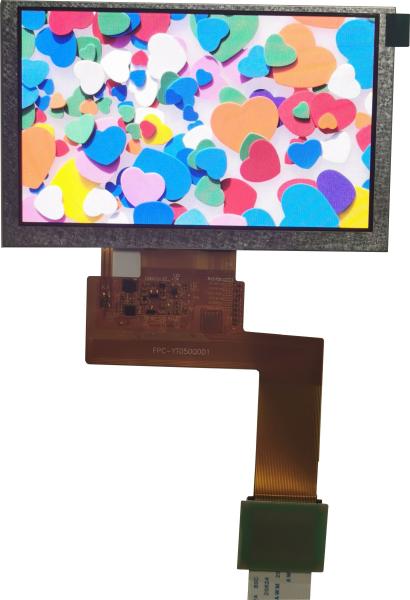 Buy cheap 40Pin 5 Inch Capacitive Touch Screen , 1500cd/M2 Industrial Display Screen from wholesalers