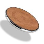 Double coil wooden metal 10W fast charging Wireless charging