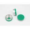 Buy cheap 20mm Green Easy Open Flip Off Vial Seal GMP Certification Custom Logo from wholesalers