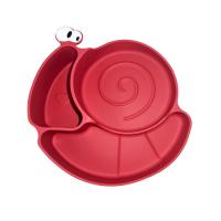 Buy cheap Suction Silicone Feeding Tray Set Food Grade Infant Feeding Dish Snail Shape product