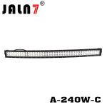 LED Light Bar JALN7 41.5Inch 240W Curved Spot Flood Combo LED Driving Lamp Super