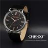 Buy cheap 2015 New Fashion Rose Gold Watch Black White Brown Unisex Leather Watches Stainless Steel Quartz Leather Watches from wholesalers
