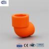 Buy cheap Orange PPR Pipes Fittings Plastic Compression Reducing Pipe Elbow 45 90 Degree from wholesalers
