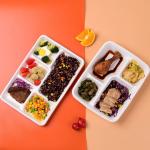 OEM / ODM Molded Pulp Packaging Paper Food Packing Box Printing