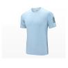 Buy cheap Laser Perforated 97%Polyester Men'S Athletic Clothing Round Neck Collar Shirt from wholesalers