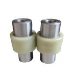 Mechanical Precision Curved Tooth Flexible Gear Coupling Nylon Sleeve Hard