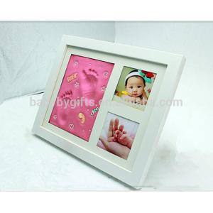 Buy cheap Wooden Baby Clay Frame Customized New Style Baby Photo Frame from wholesalers
