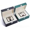 Buy cheap Plain Supple Faux Leather Watch Case Watch Packaging Box With Buckle Closure from wholesalers